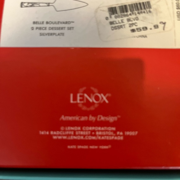 Kate Spade ♠️ Dessert Set - Picture 4 of 5